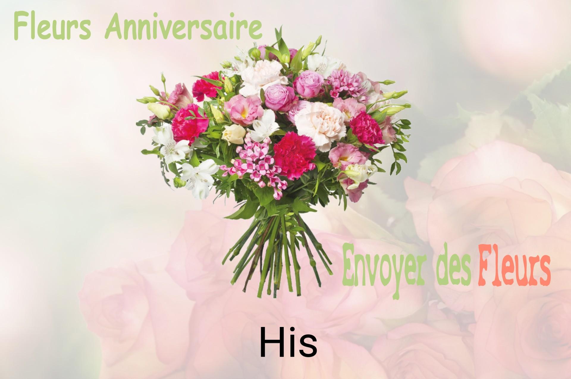 Bouquet de fleurs d’anniversaire livré à His