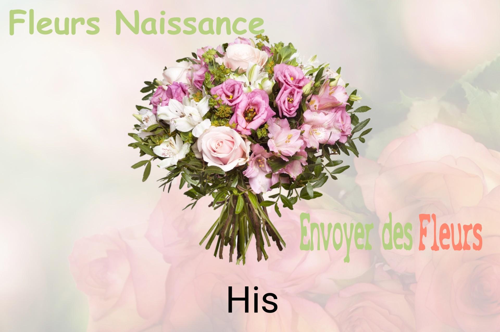 Bouquet de fleurs de naissance livré à His
